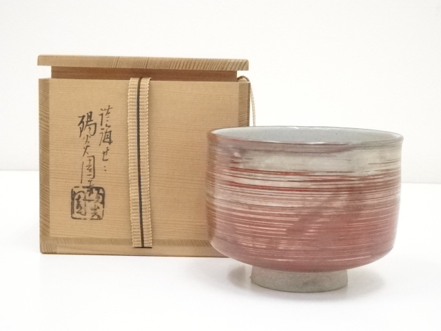 JAPANESE TEA CEREMONY / CHAWAN(TEA BOWL) / ZEZE WARE / BY SHINJO IWASAKI